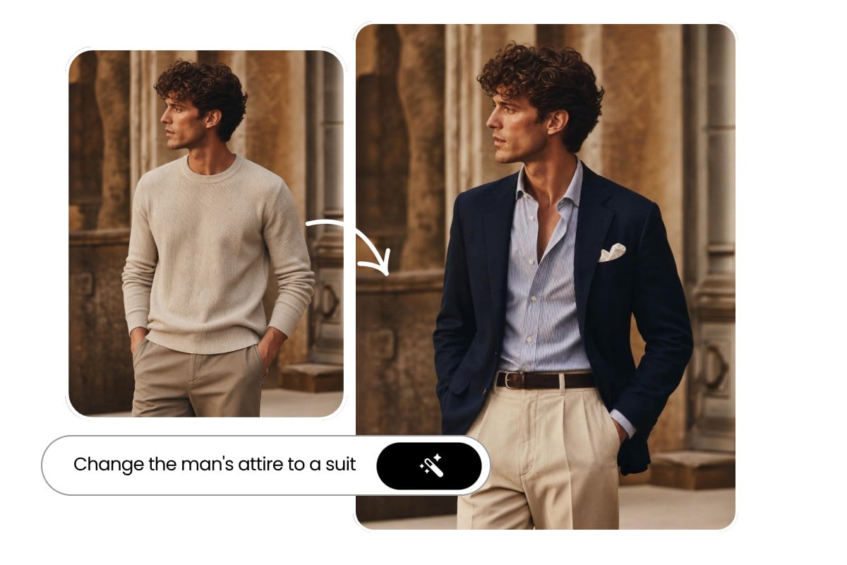 generate ai suit styles from text prompts