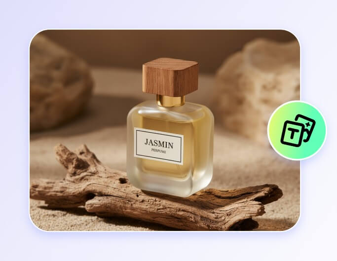 Generate an ai logo mockup of a product