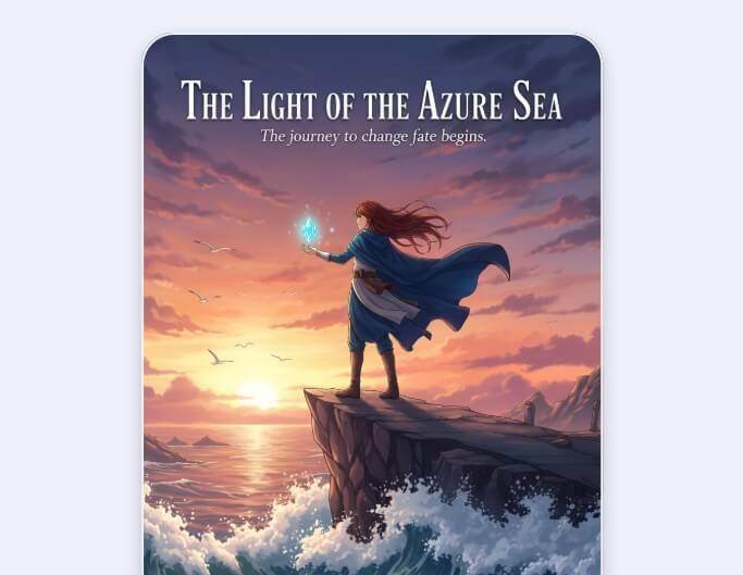 애니메이션 포스터 제작용 이미지 생성하기