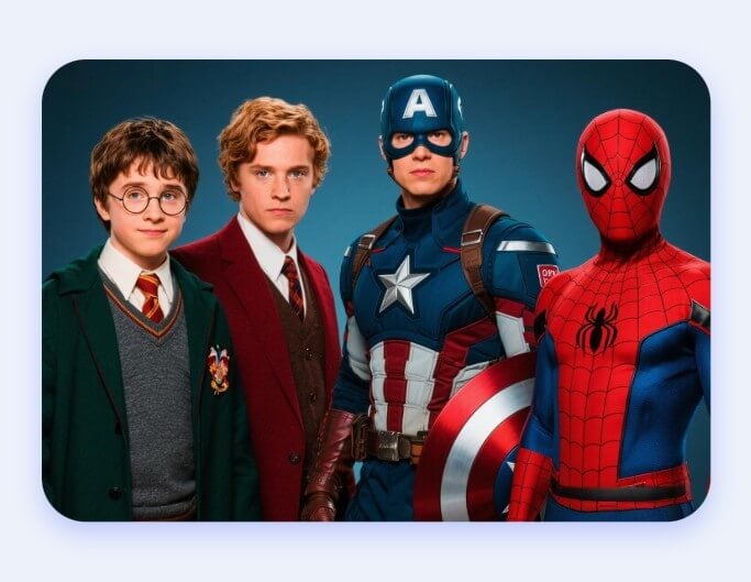 Générer une image avec plusieurs personnages avec le modèle Qwen Image IA