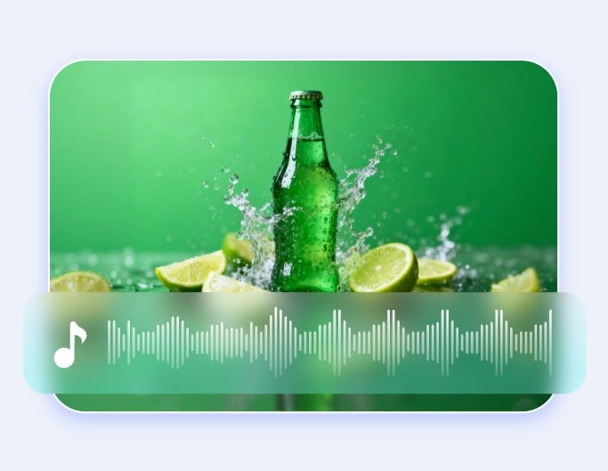 Generate jingles for a soda advertisement with fotor jingle maker