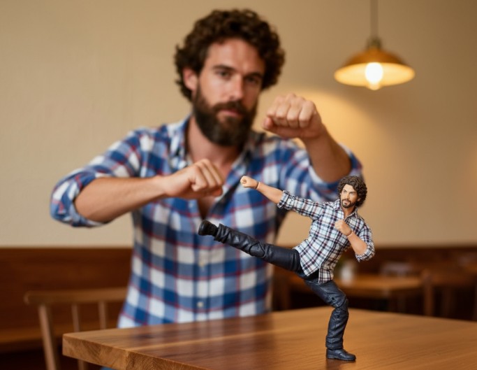 Posez aux côtés de votre alter ego miniature