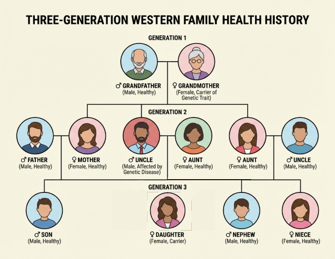 Généalogie pour la recherche génétique