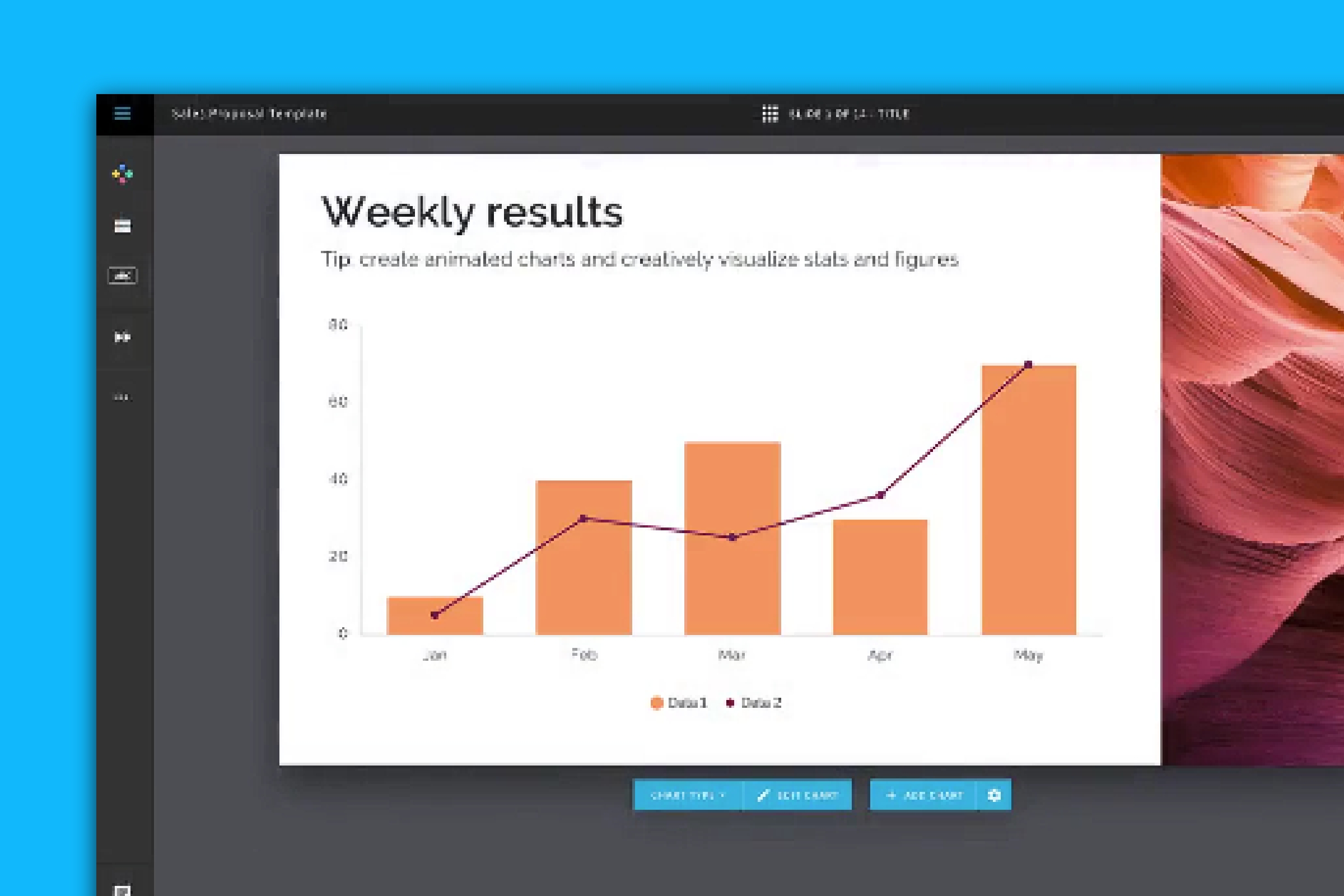 Interface of beautiful ai
