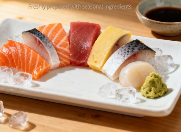 Sashimi de saison Kaiseki