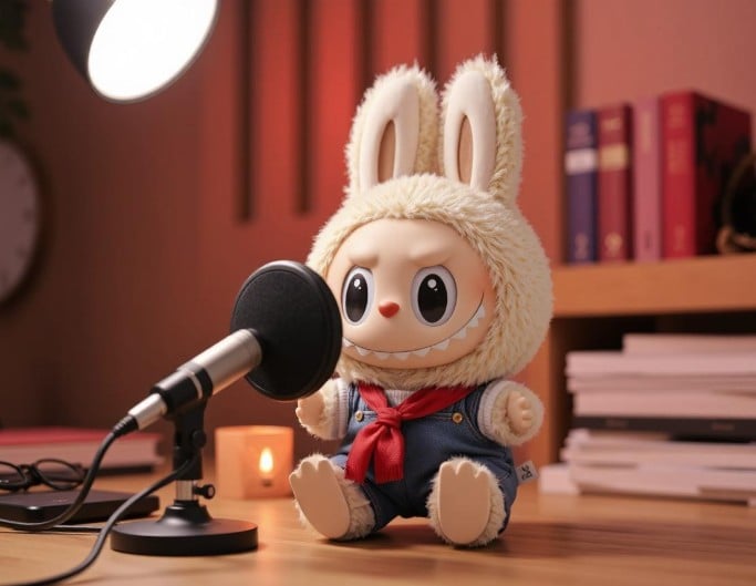 Virtuelles Labubu-Streamer-Avatar