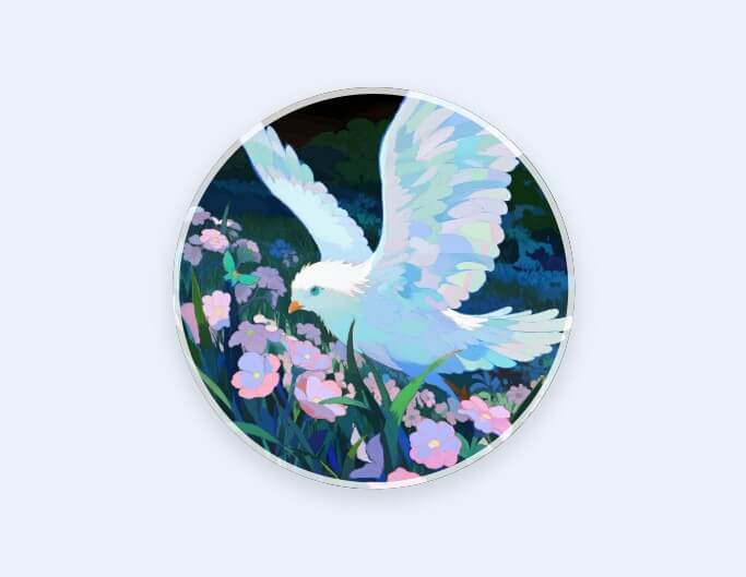 ベージュやグレーの油絵風テクスチャが落ち着いた印象を与える大人っぽいLINEトプ画