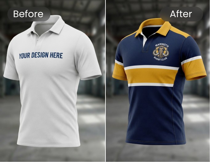 Make a baseball jersey mockup with fotor jersey mockup generator