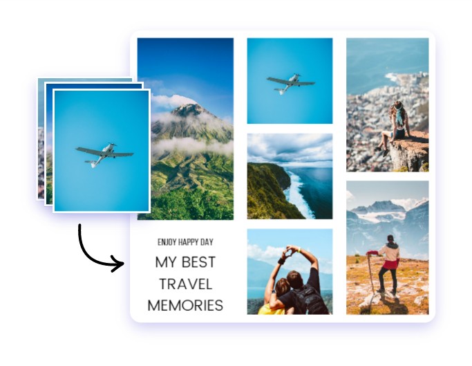 Make a photo collage in Fotor