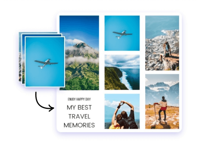 Make a photo collage in Fotor