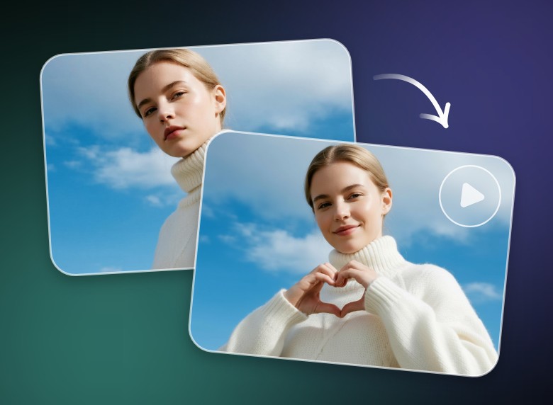 Make a video from the uploaded image with Kling O1