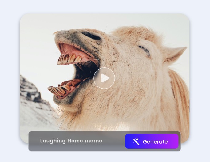 Make meme video with AI