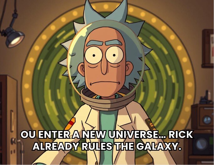 Make memes for the rick and morty with rick and morty ai generator