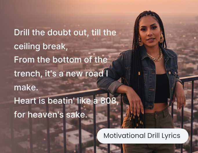 Motivational drill lyrics