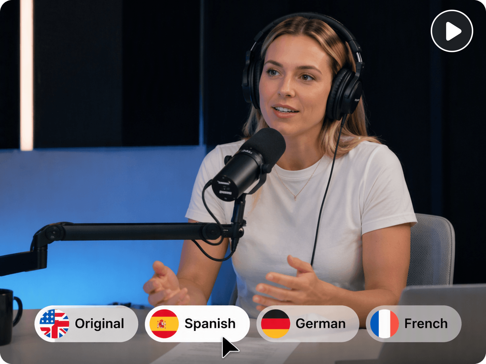 Multiple photo talking languages