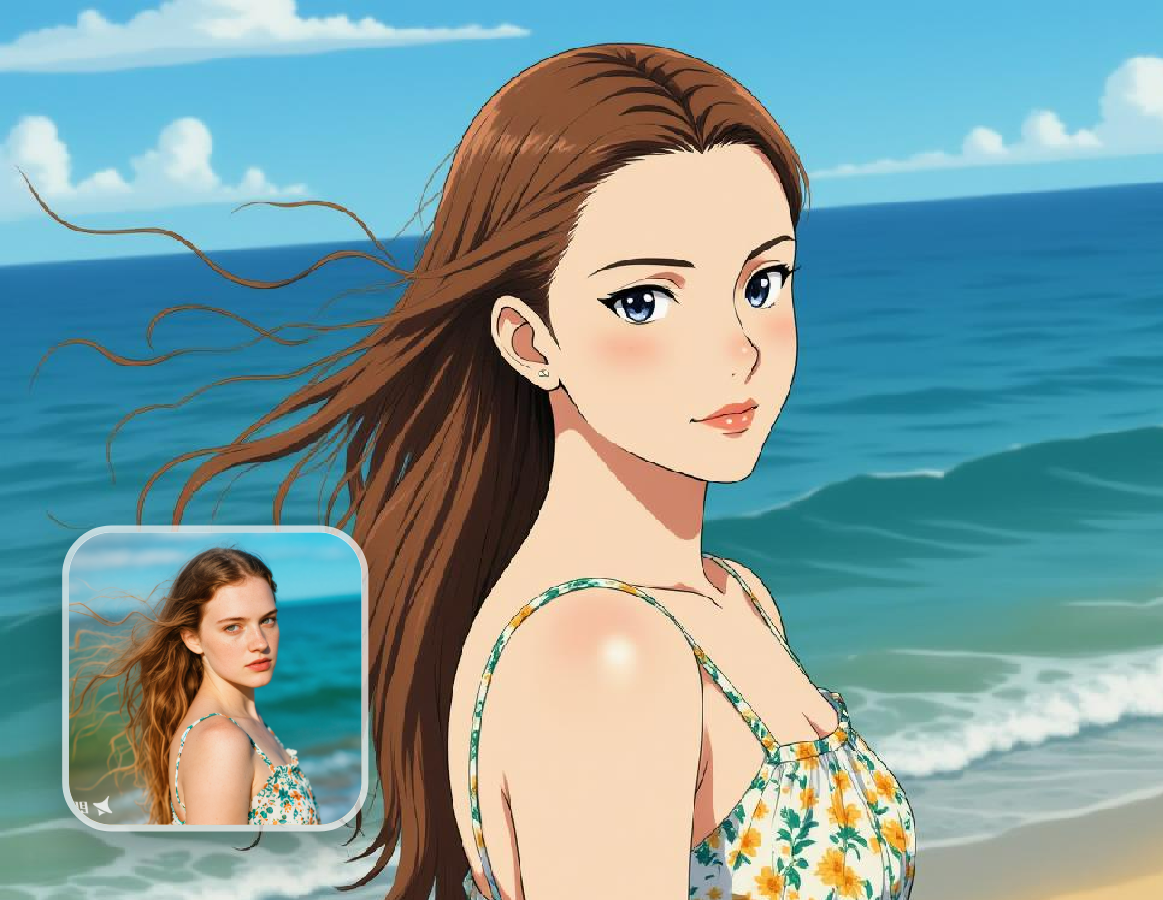 Nano banana aiで写真をアニメ風に