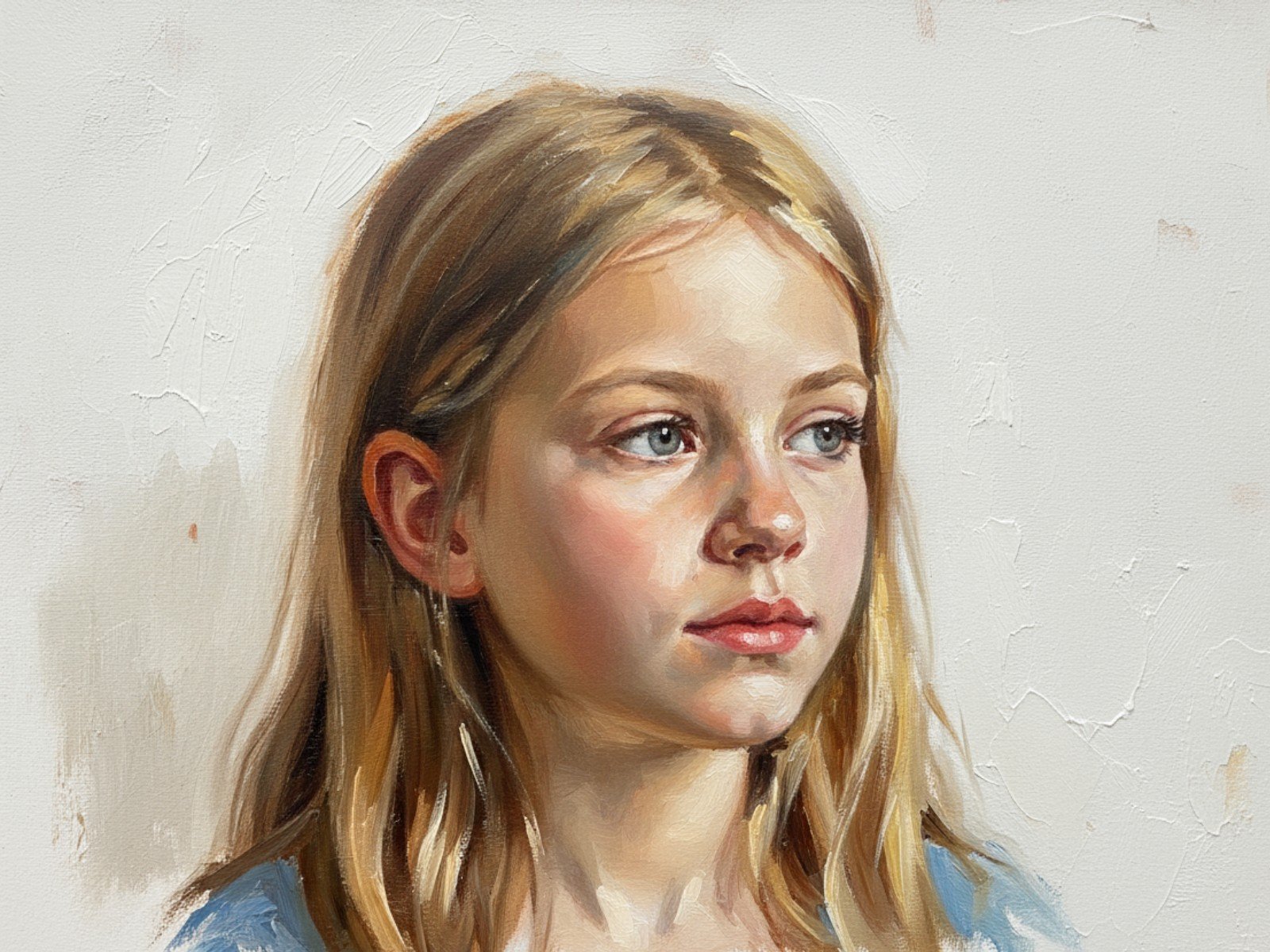 Oil painting portrait
