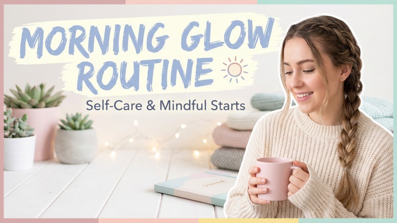 Pastel themed YT thumbnail style