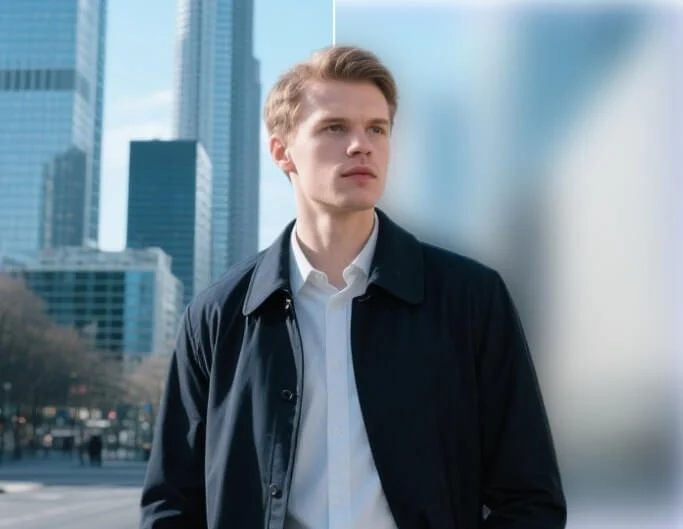 写真の背景をぼかして一眼レフのような仕上がりに