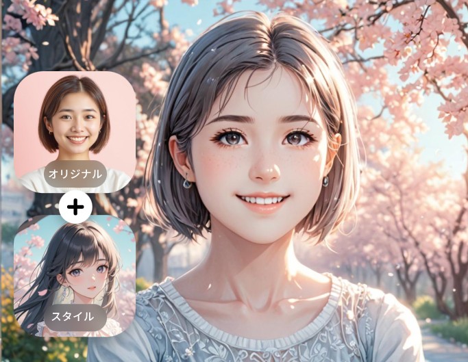 コラージュにAI画像合成を活用