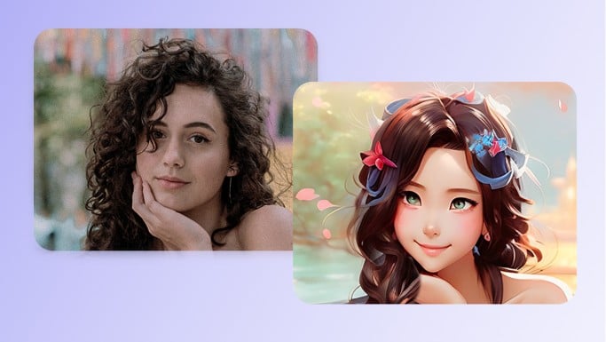 写真をアニメ・イラスト風に