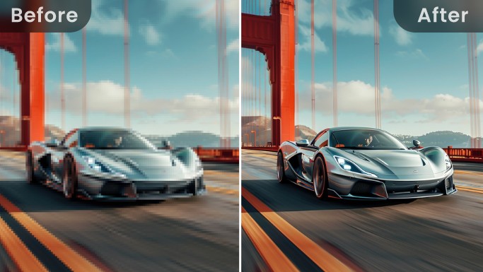 AIモザイク除去