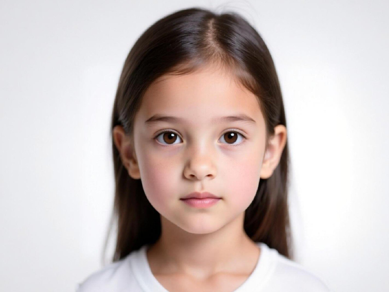 Realistic portrait girl