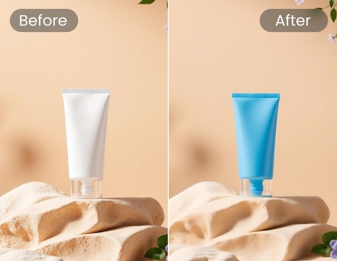 Recolor product and packaging