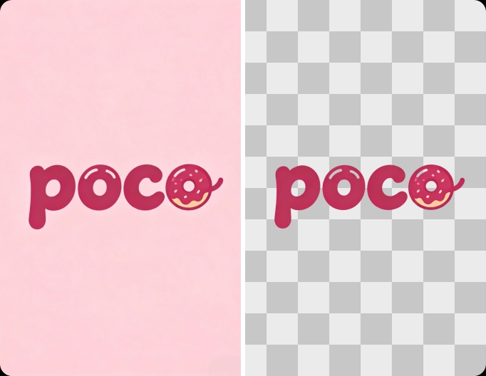 Remove a colored background from a logo image