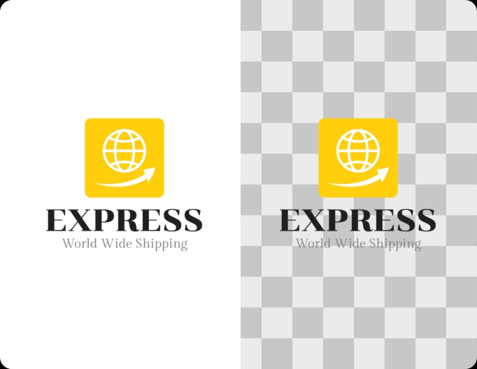Remove a white background from a logo picture