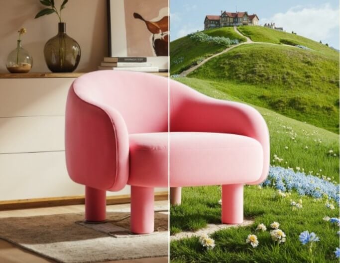 Remove background from image and change background with ai automatically