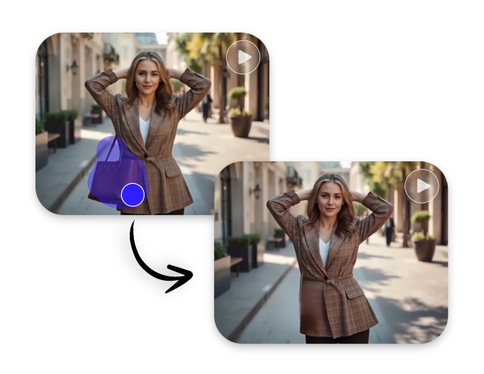 Remove unwant objects from your sway dance video with Fotor AI video object remover