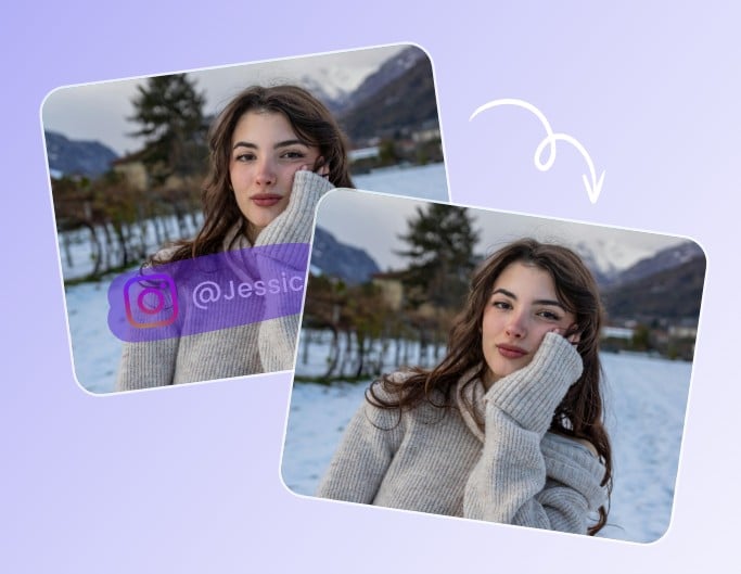 Remova a marca d’água do ig dos seus reels com um clique usando o removedor do fotor para tirar marca d'água do instagram