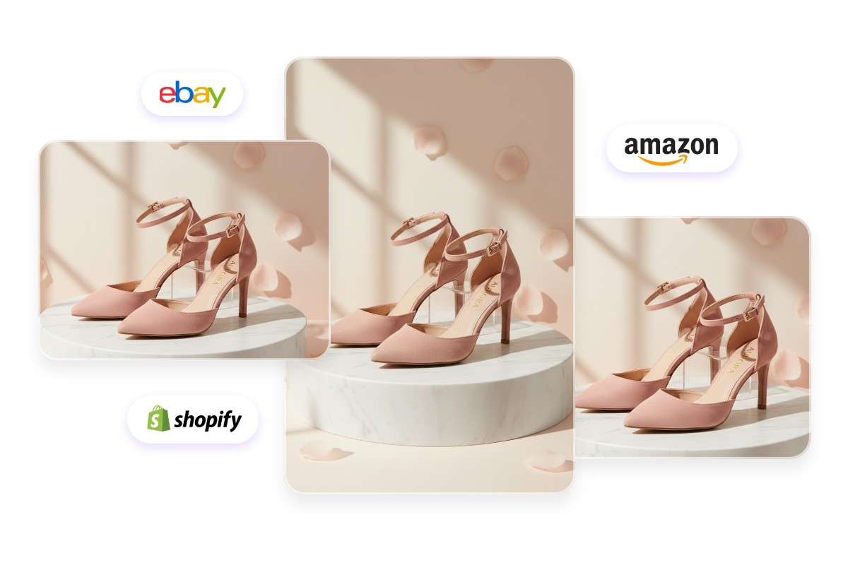 Resize the highheels photoshoots with fotor ai image resizer