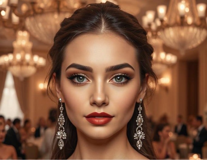 Special occasion makeup with fotor ai makeup generator