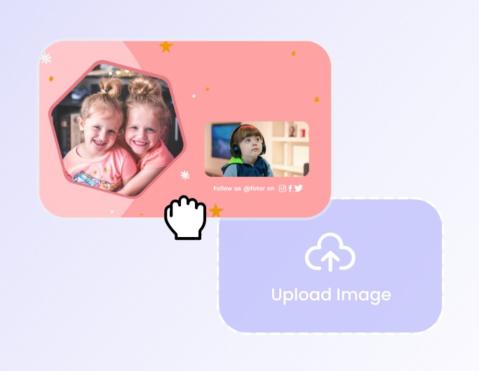 Step 1 enter a prompt or upload an image to generate You Tube outro videos in Fotor