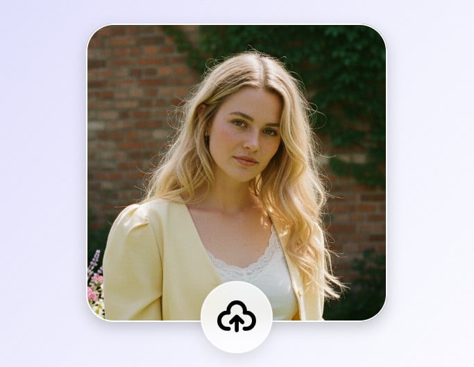Step 1 pick a portrait to upload to Fotor AI funny face filter