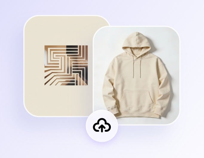 Schritt 1 Lade dein Design in den Fotor Hoodie-Mockup-Generator hoch