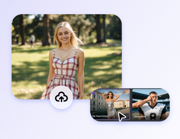 Step 1 upload a picture featuring a girl full body view