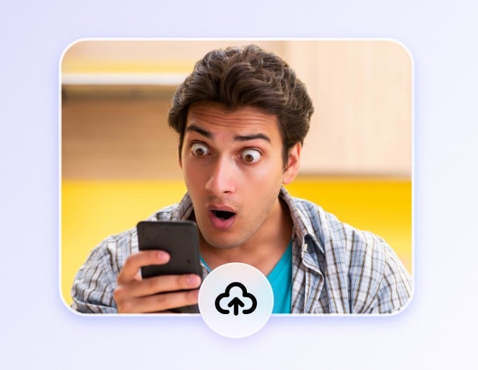 Step 1 upload a picture featuring a male postrait to Fotor South Park character creator