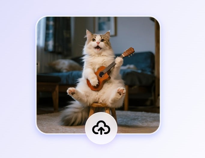 步驟 1 將影像上傳至 Fotor AI 圖形產生器