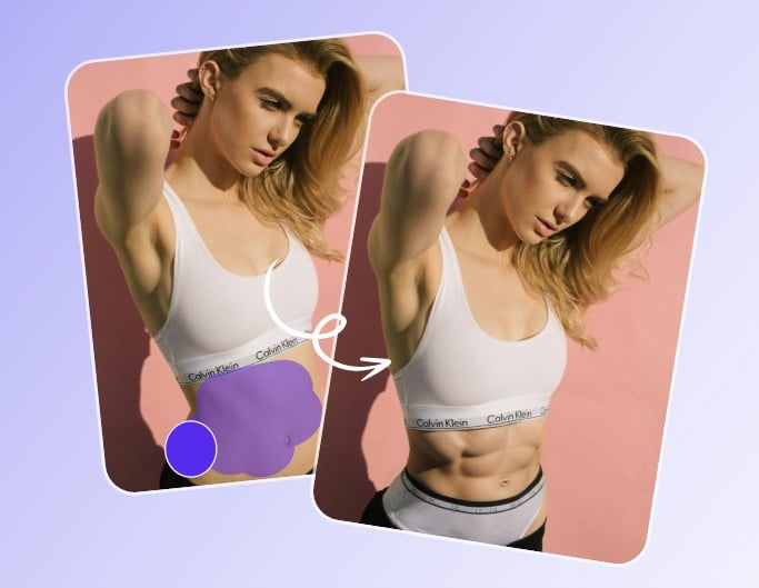 Step 2 brush your muscle area