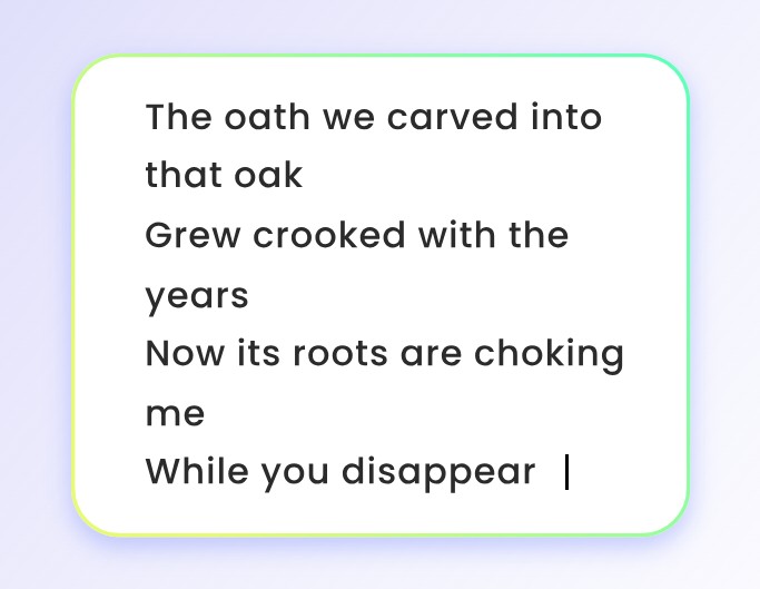 Step 2 generate drill lyrics with AI and make custom edits