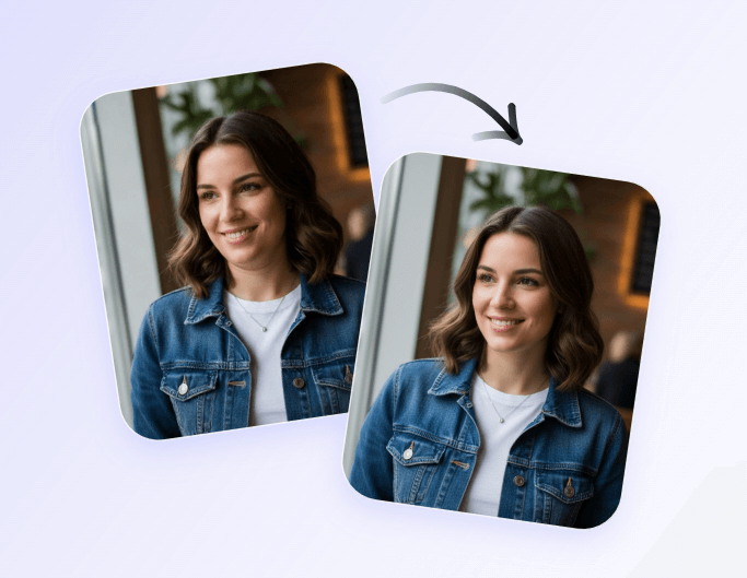 Step 2 get rid of double chin for the woman