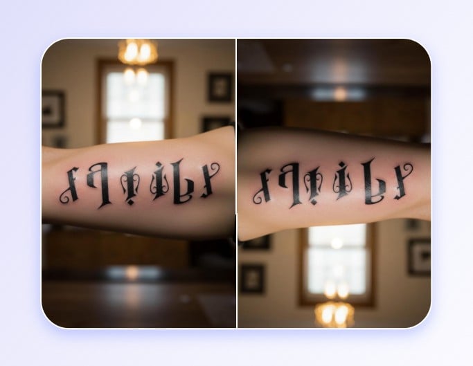 Step 2 let Fotor generate an ambiram tattoo you want