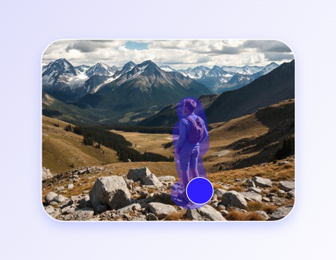 Step 2 mark the unwanted poeple you want to remove and AI will automatically remove them from image in seconds