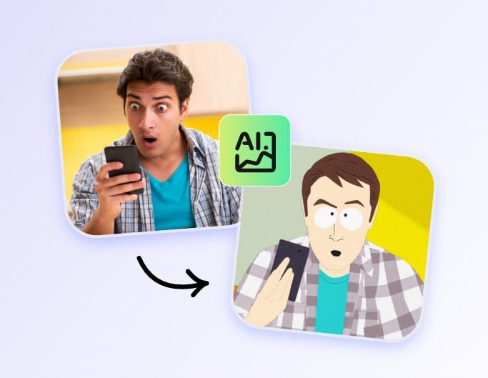 Step 2 select the South Park style