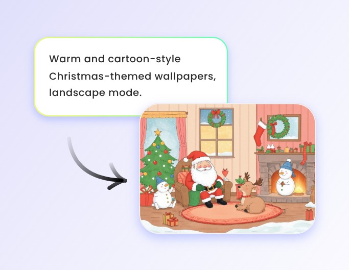 壁紙を自動生成