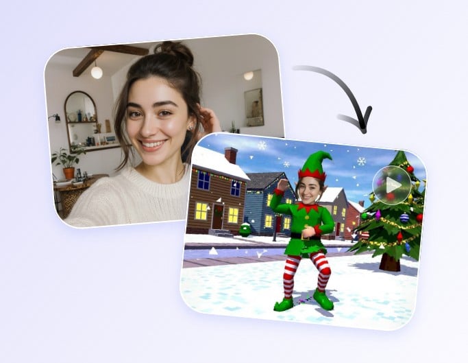 Step 2 turn the woman into a dancing elf