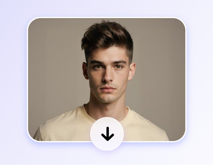 Step 3 download the AI enhanced male portrait without watermark
